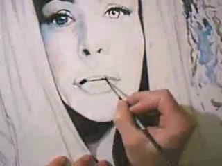 watercolor portrait technique